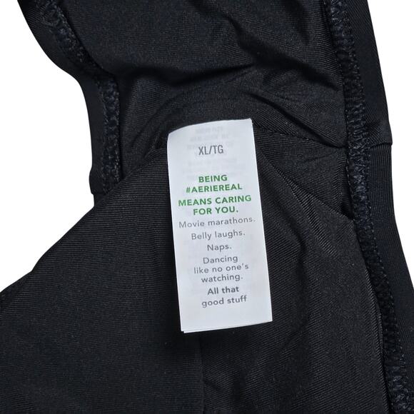 Aerie Scoop Bikini‎ Top Black XL NWT - Picture 5 of 7